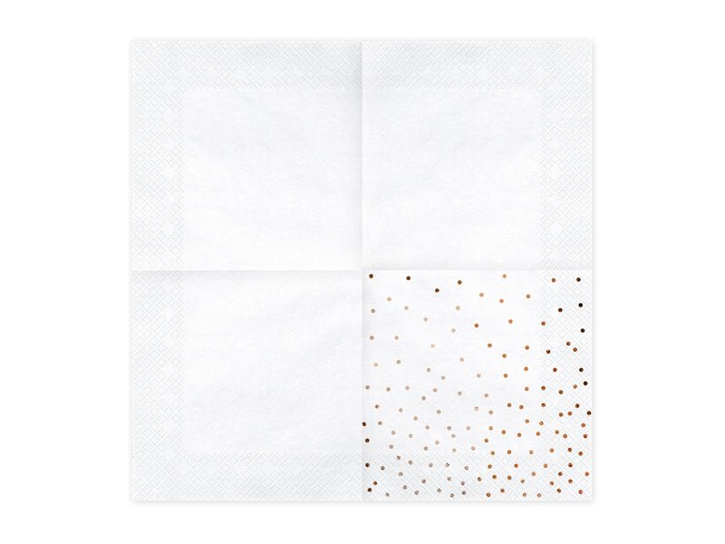 PartyDeco Servetėlės „Taškeliai“, 33 x 33 cm - Uogų kopos