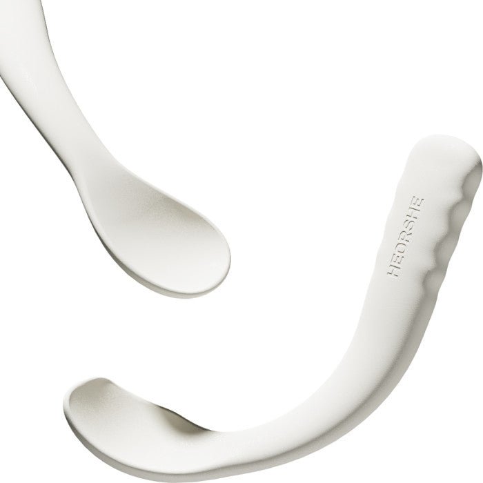 HEORSHE Silikoniniai įrankiai vaikams - Balta - Uogų kopos