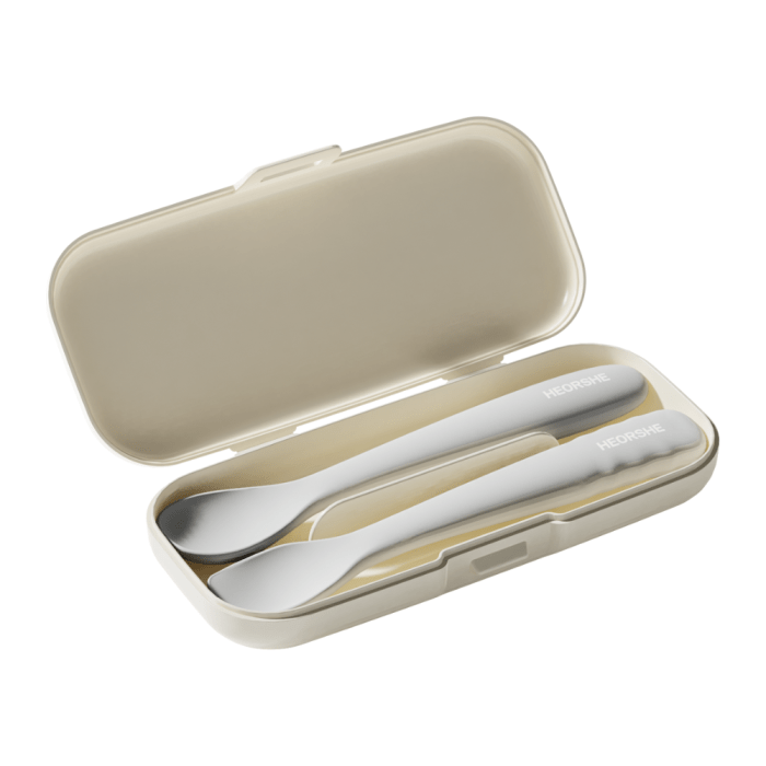 HEORSHE Silikoniniai įrankiai vaikams - Balta - Uogų kopos