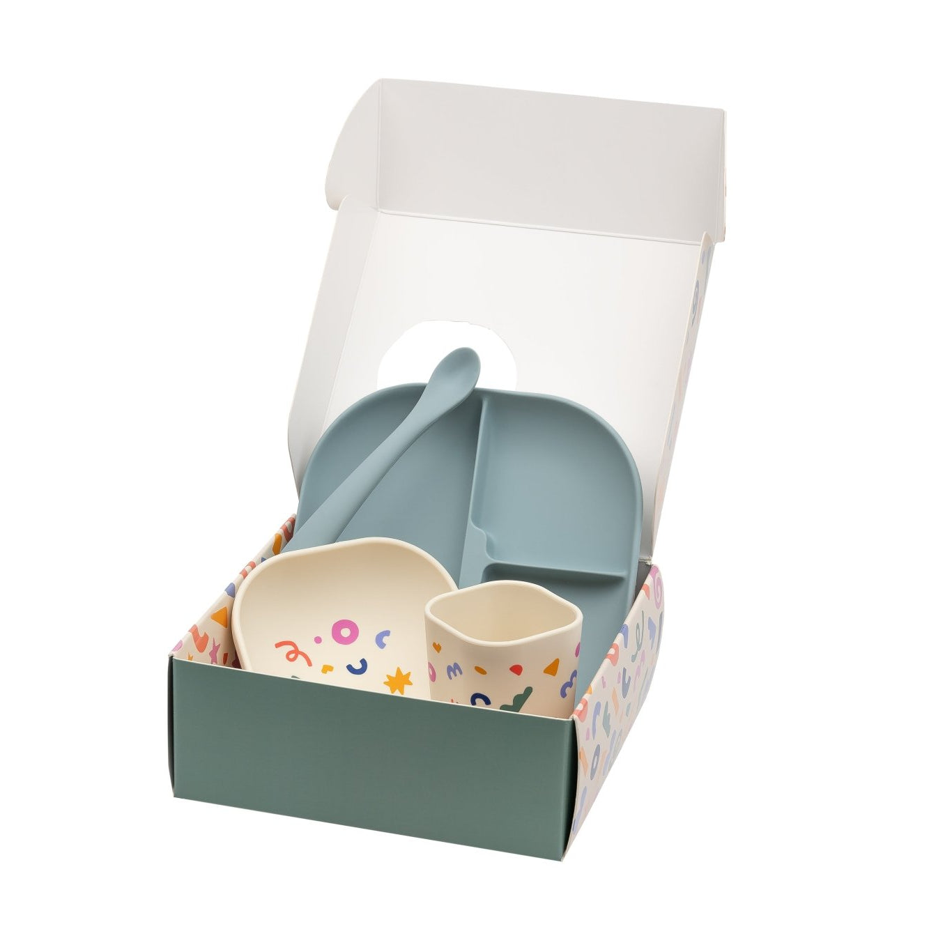 The Cotton Cloud Silikoninis indų rinkinys - Lilac - Uogų kopos