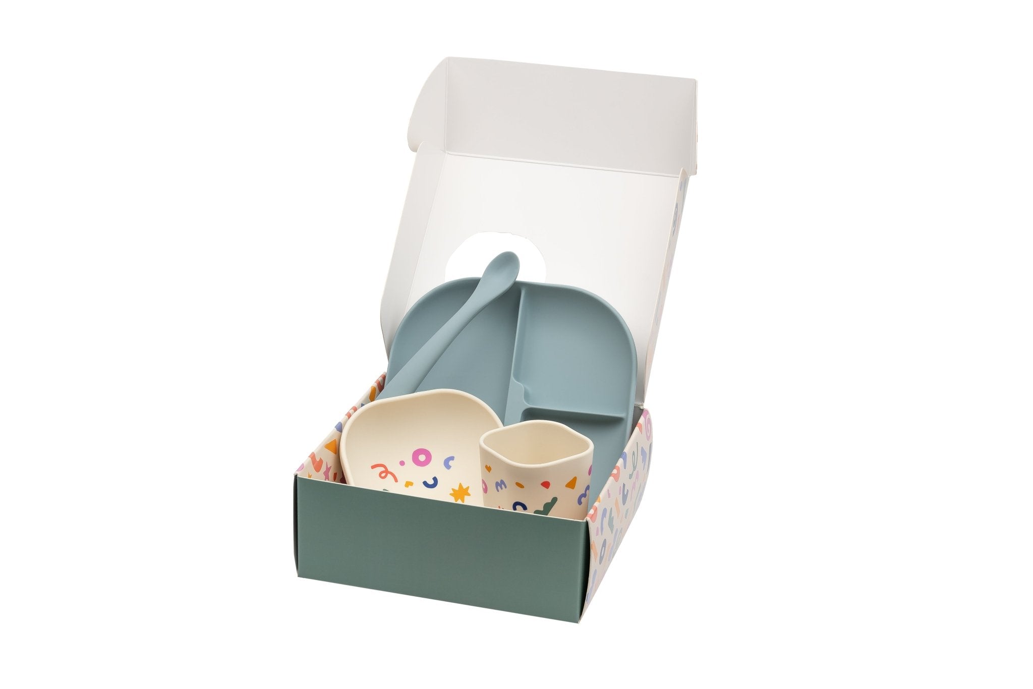 The Cotton Cloud Silikoninis indų rinkinys - Tangerine - Uogų kopos