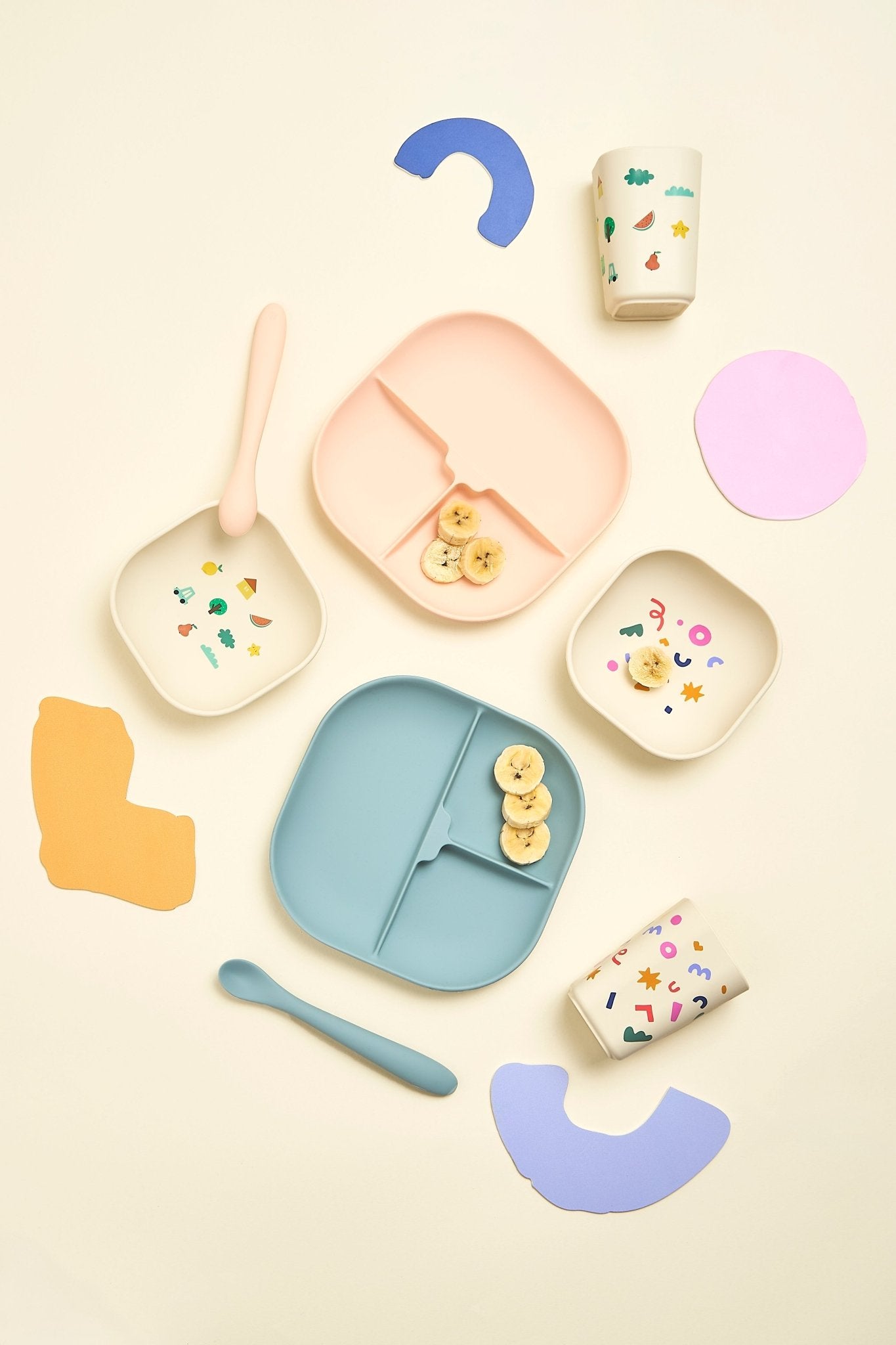 The Cotton Cloud Silikoninis indų rinkinys - Wasabi - Uogų kopos