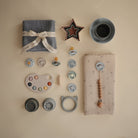 Mushie Silikoninis kramtukas Cat - Pilka - Uogų kopos