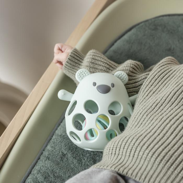 NATTOU Silikoninis kramtukas - Rožinė - Uogų kopos