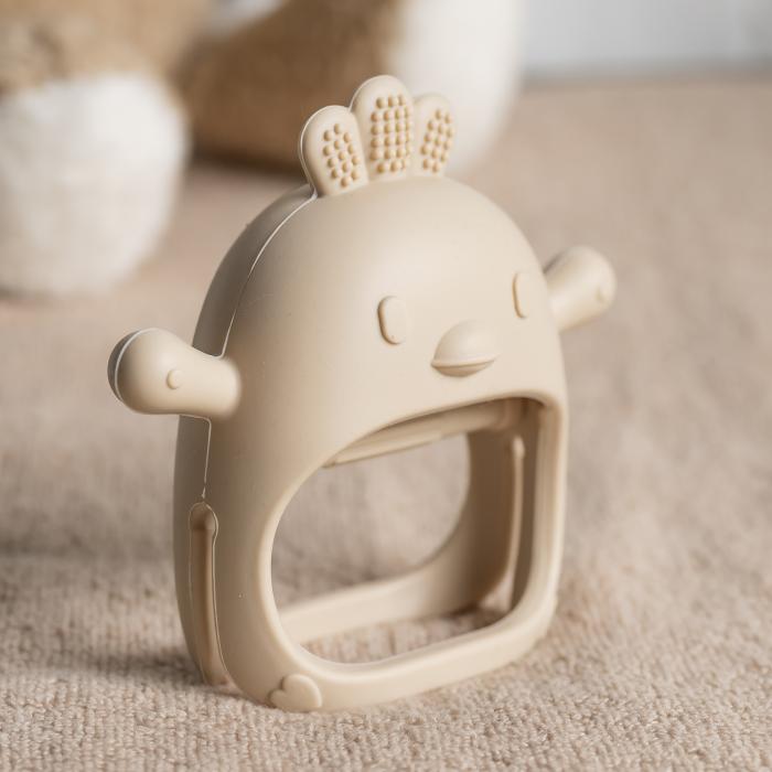 NATTOU Silikoninis kramtukas - Smėlinė - Uogų kopos