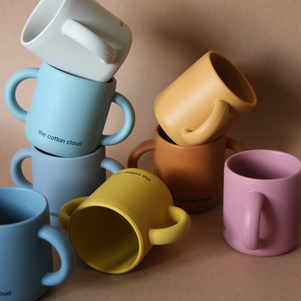 The Cotton Cloud Silikoninis puodelis su rankenėlėmis - Dupink - Uogų kopos