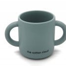 The Cotton Cloud Silikoninis puodelis su rankenėlėmis - Jade - Uogų kopos