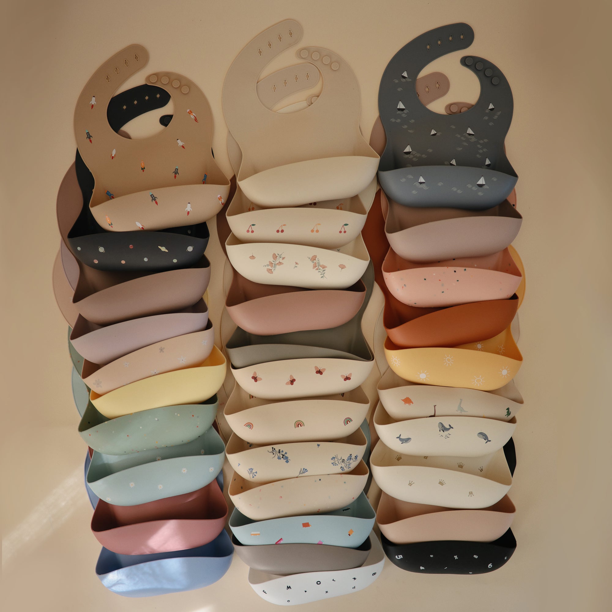 Mushie Silikoninis seilinukas - Mėlyna - Uogų kopos