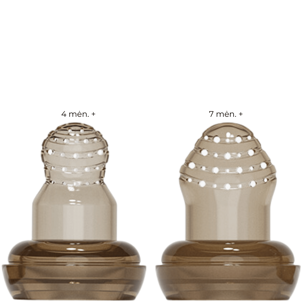 HEORSHE Silikoninis šviežio maisto maitintuvas kūdikiams - Balta - Uogų kopos