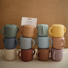 Mushie Silikoninis užkandžių indelis - Geltona - Uogų kopos