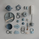 Mushie Silikoninis užkandžių indelis - Pilka - Uogų kopos