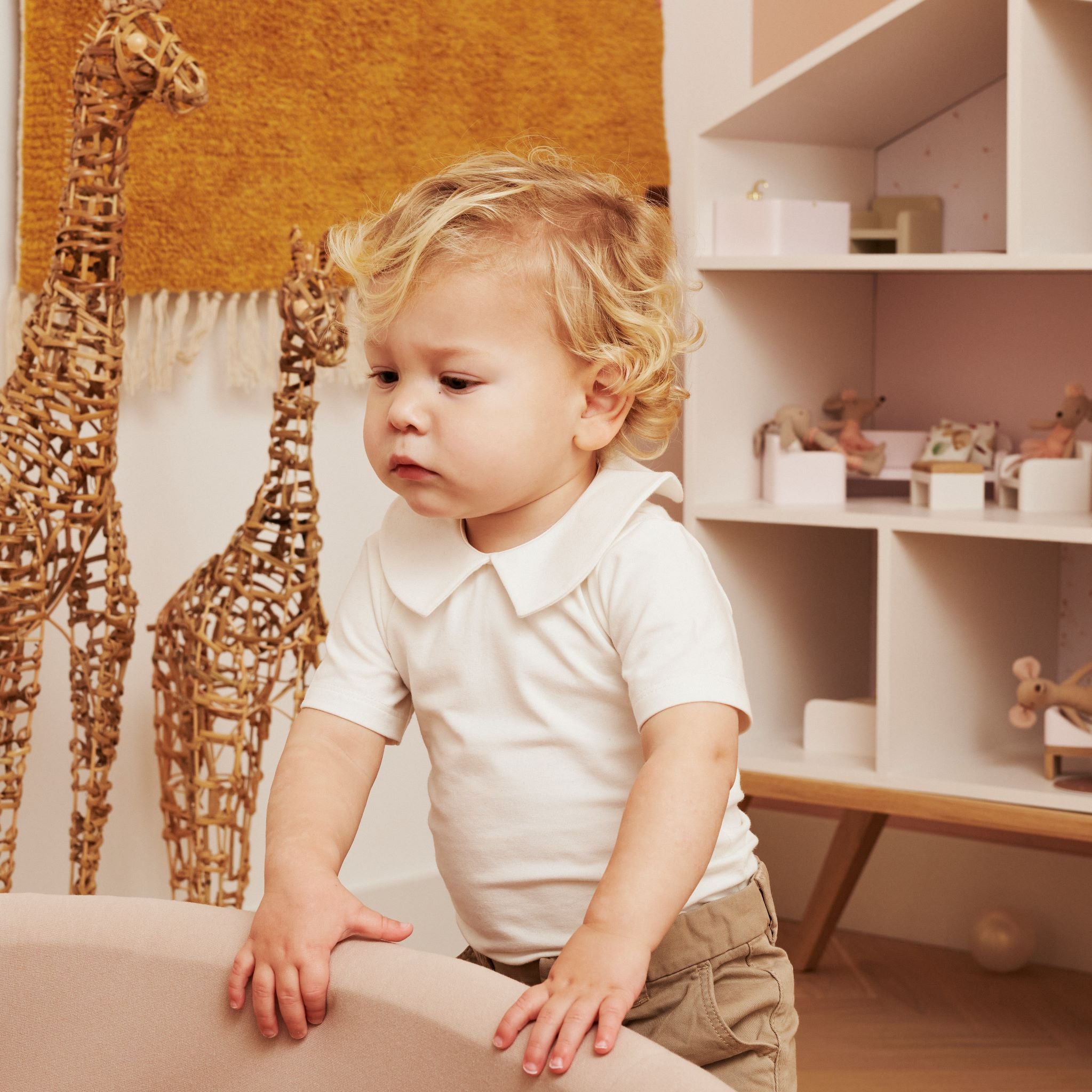 AC Atelier Šliaužtinukas su Louis apykakle, trumpomis rankovėmis - Uogų kopos