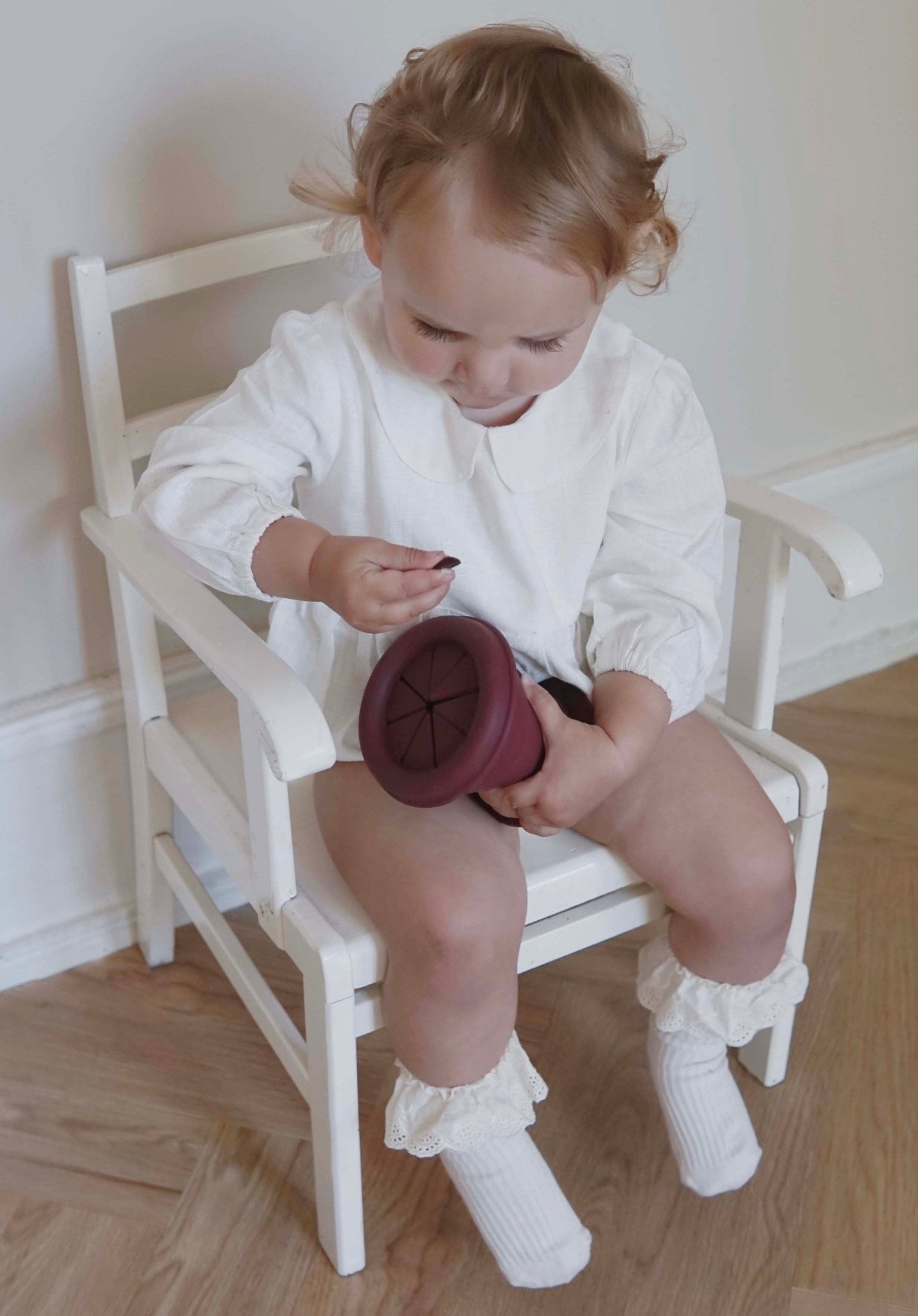 Bobbi Balloon Šliaužtinukas/Suknelė/Romperis - Kreminė Balta - Uogų kopos