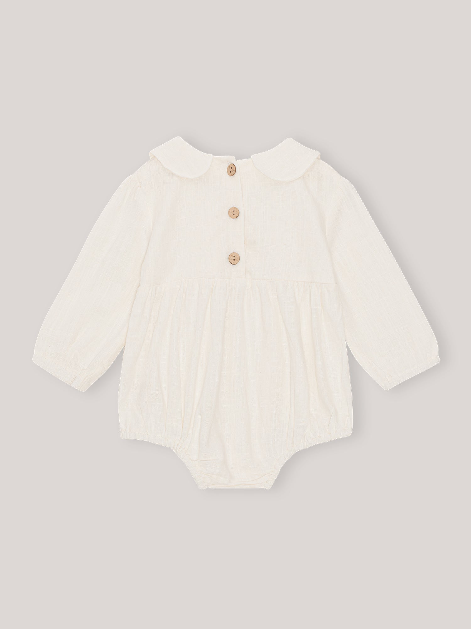 Bobbi Balloon Šliaužtinukas/Suknelė/Romperis - Kreminė Balta - Uogų kopos