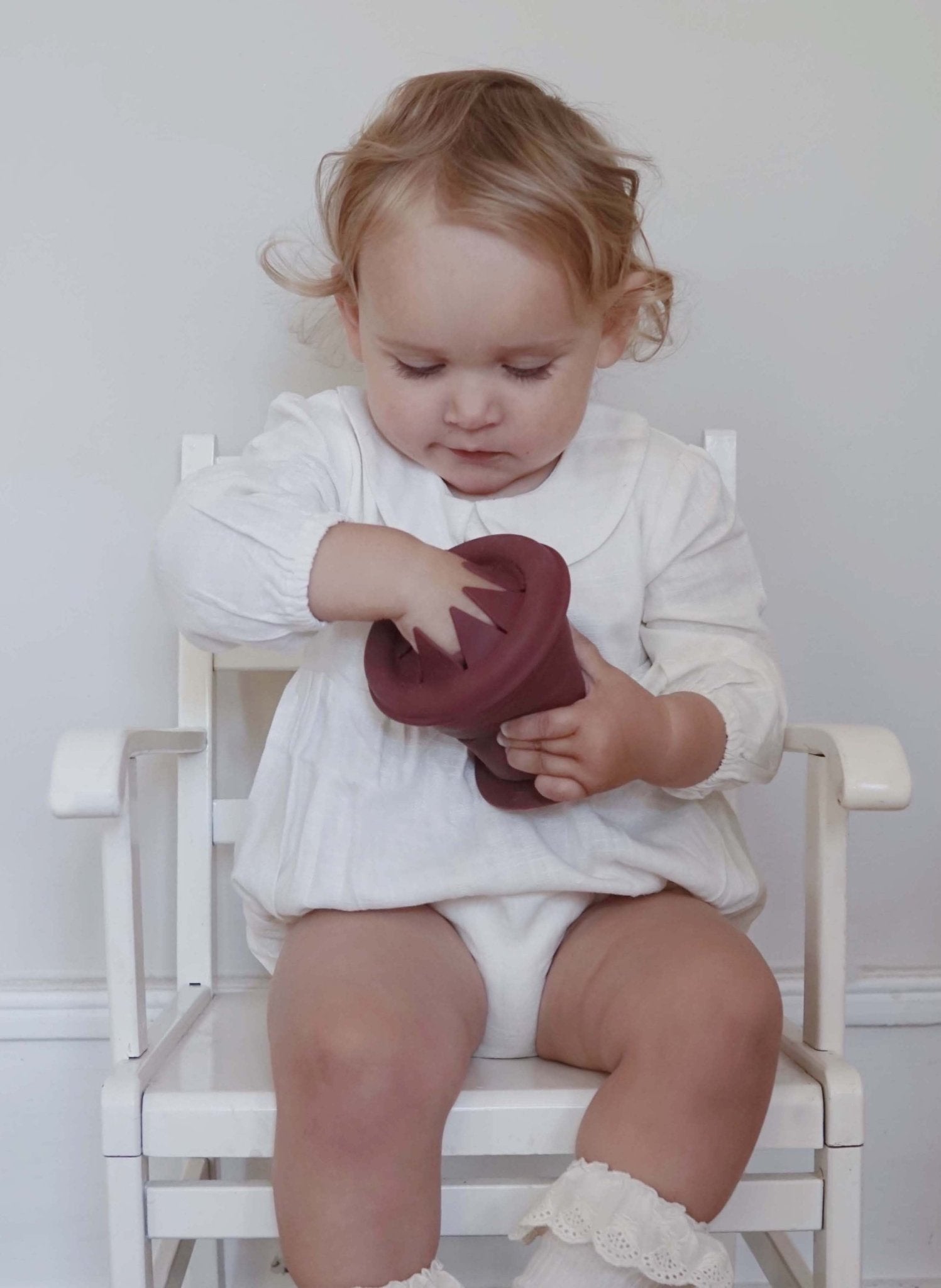 Bobbi Balloon Šliaužtinukas/Suknelė/Romperis - Kreminė Balta - Uogų kopos