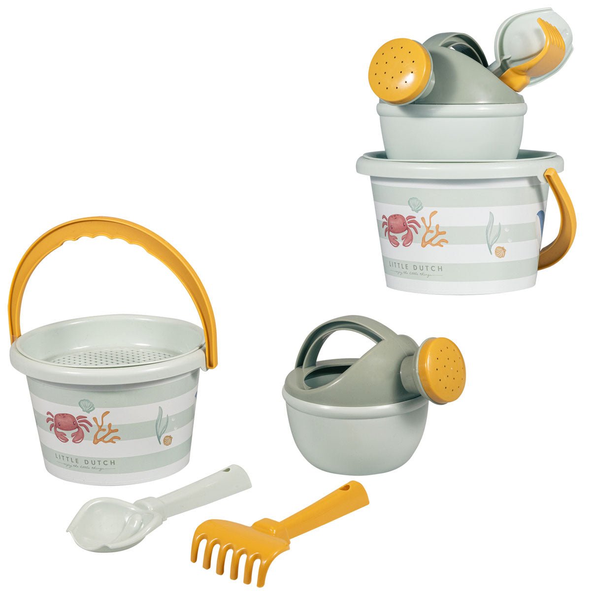 Little Dutch Smėlio žaislų rinkinys - Fresh Greens - Uogų kopos