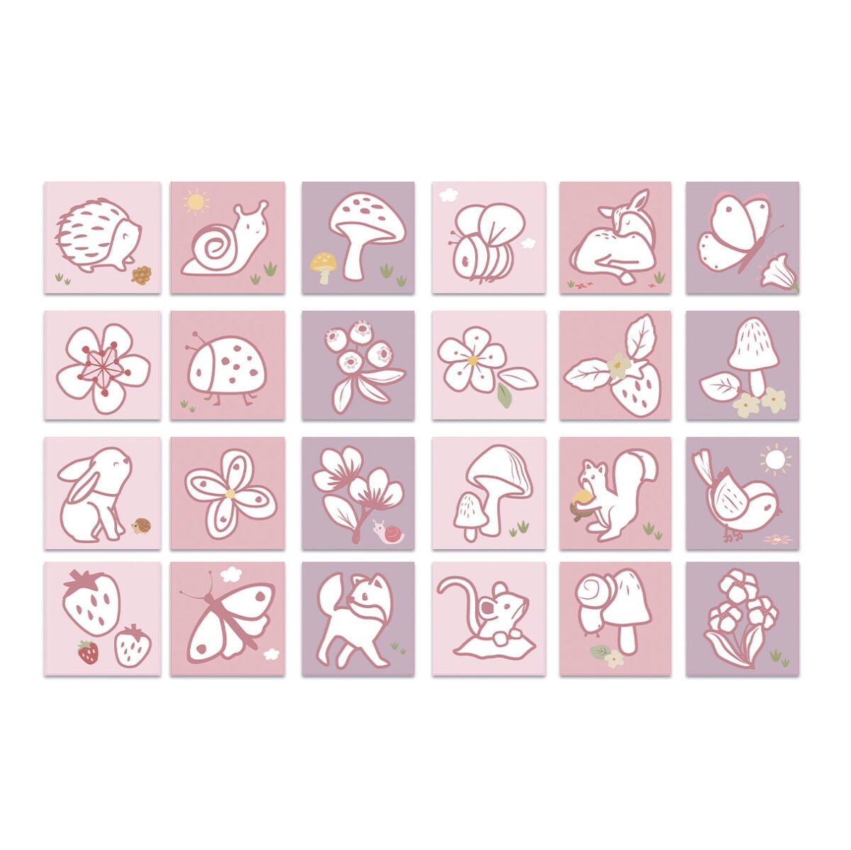 Little Dutch Spalvinimo knygelė "Pasakų Sodas" - Uogų kopos