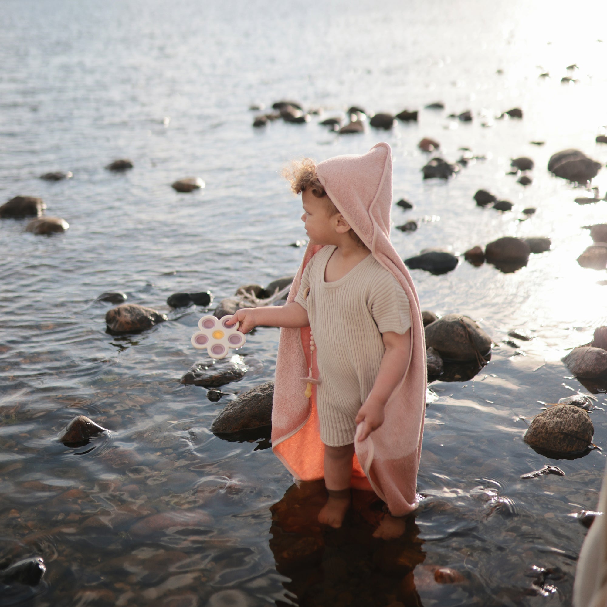 Mushie Spaudžiamas žaislas - Alyvinė gėlė - Uogų kopos