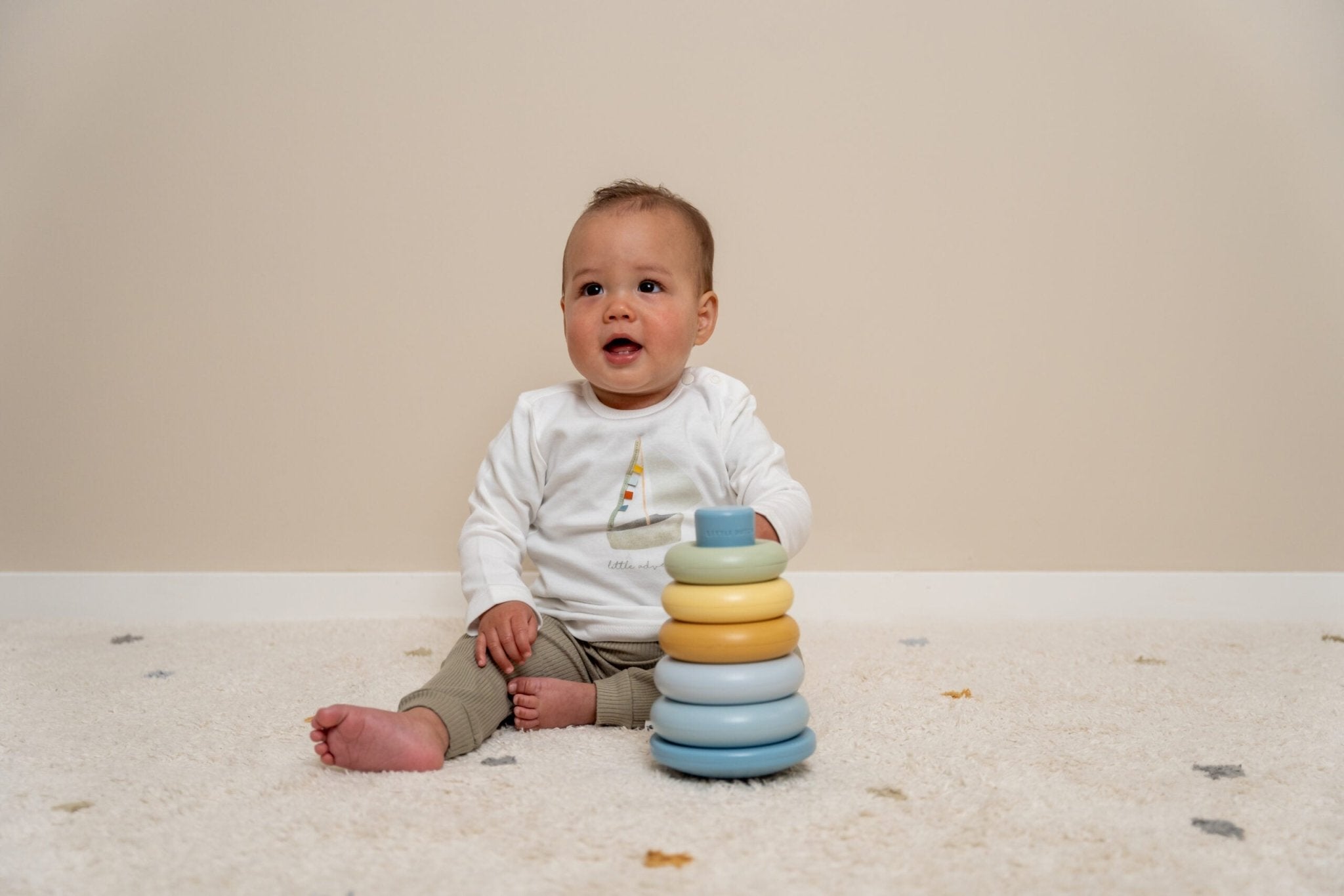 Little Dutch Statymo žiedai - Mėlyna - Uogų kopos