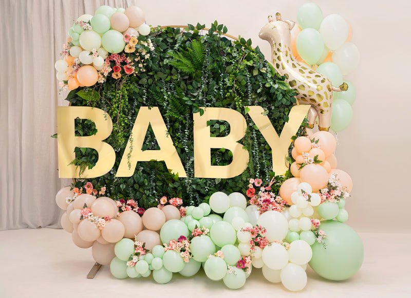 PartyDeco Stiprūs balionai 30 cm - Dramblio kaulo - Uogų kopos