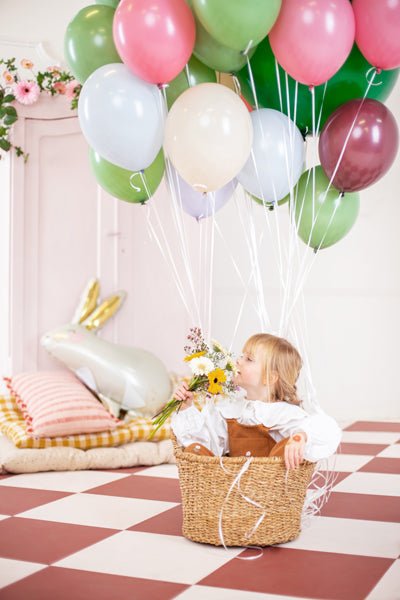 PartyDeco Stiprūs balionai 30 cm - Melsva - Uogų kopos