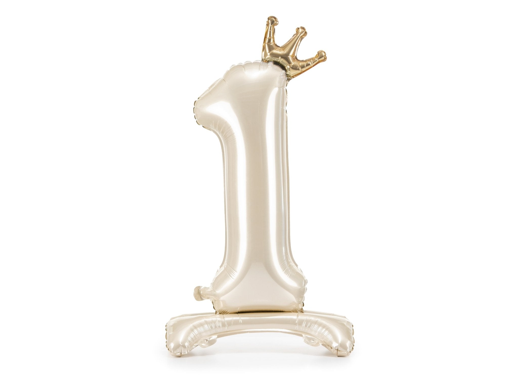 PartyDeco Stovintis folinis balionas „Skaičius 1“, 84 cm - Uogų kopos