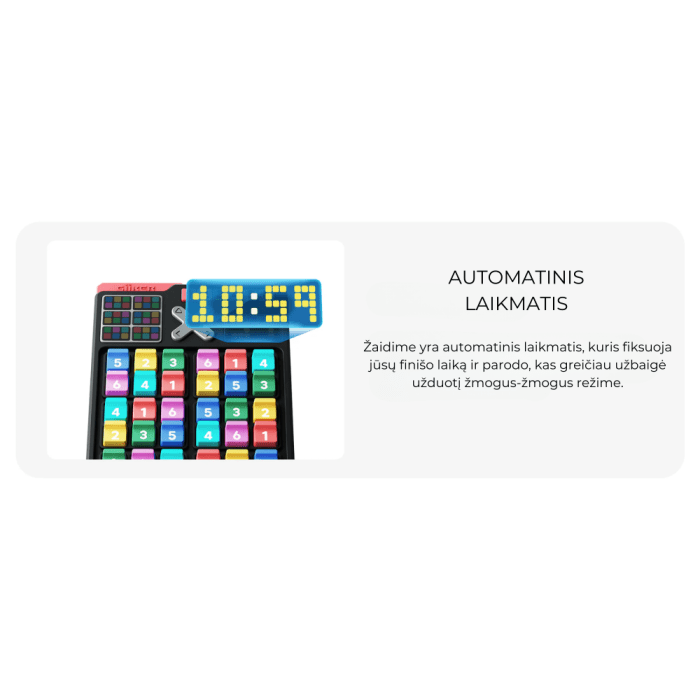 Giiker Sudoku interaktyvi konsolė - Uogų kopos