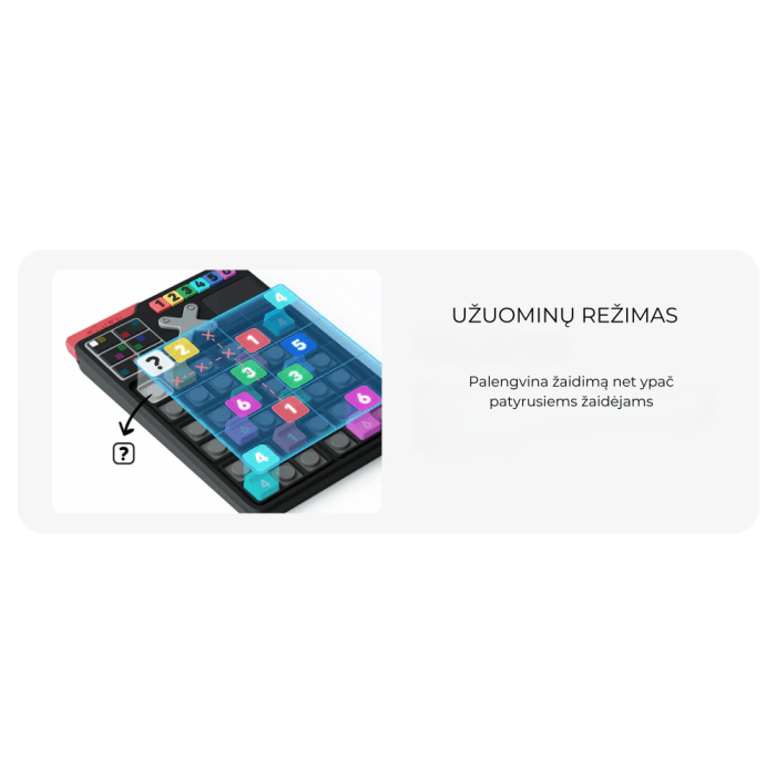 Giiker Sudoku interaktyvi konsolė - Uogų kopos