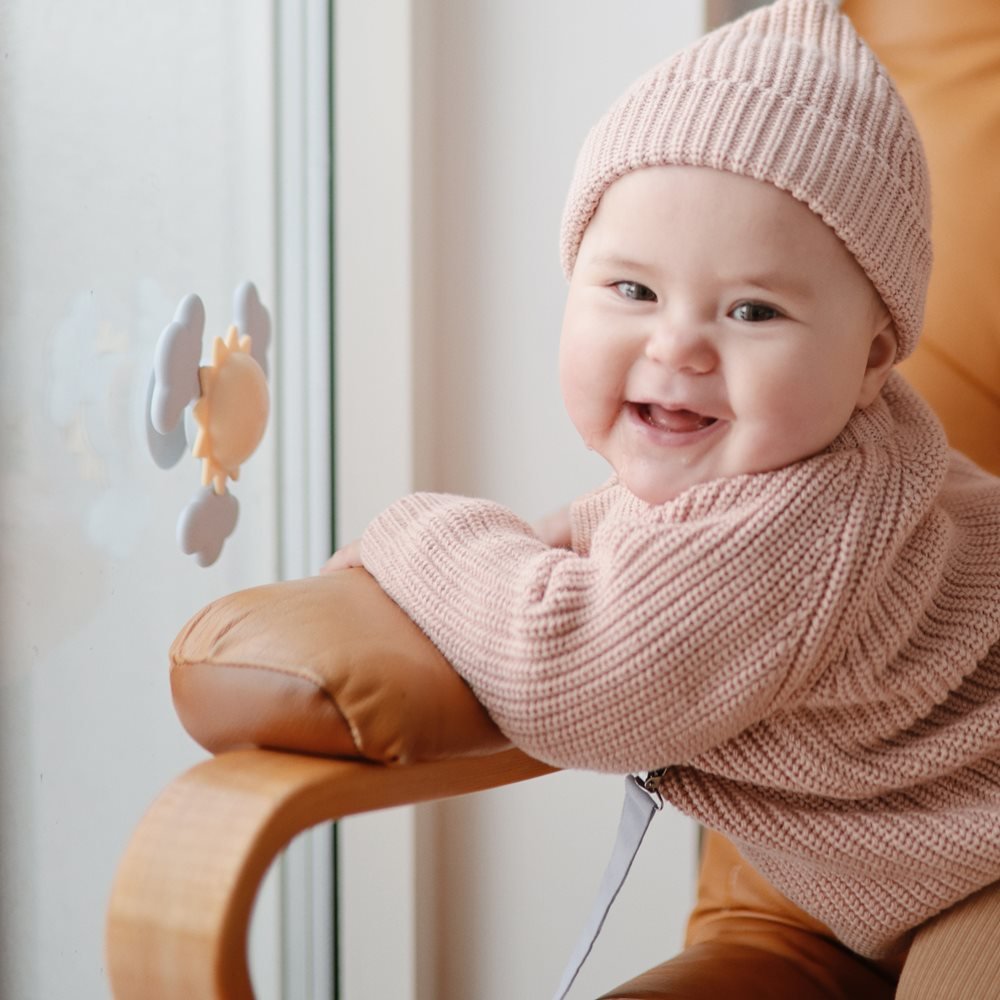 Mushie Sukamas žaisliukas su siurbtuku - Sunshine - Uogų kopos