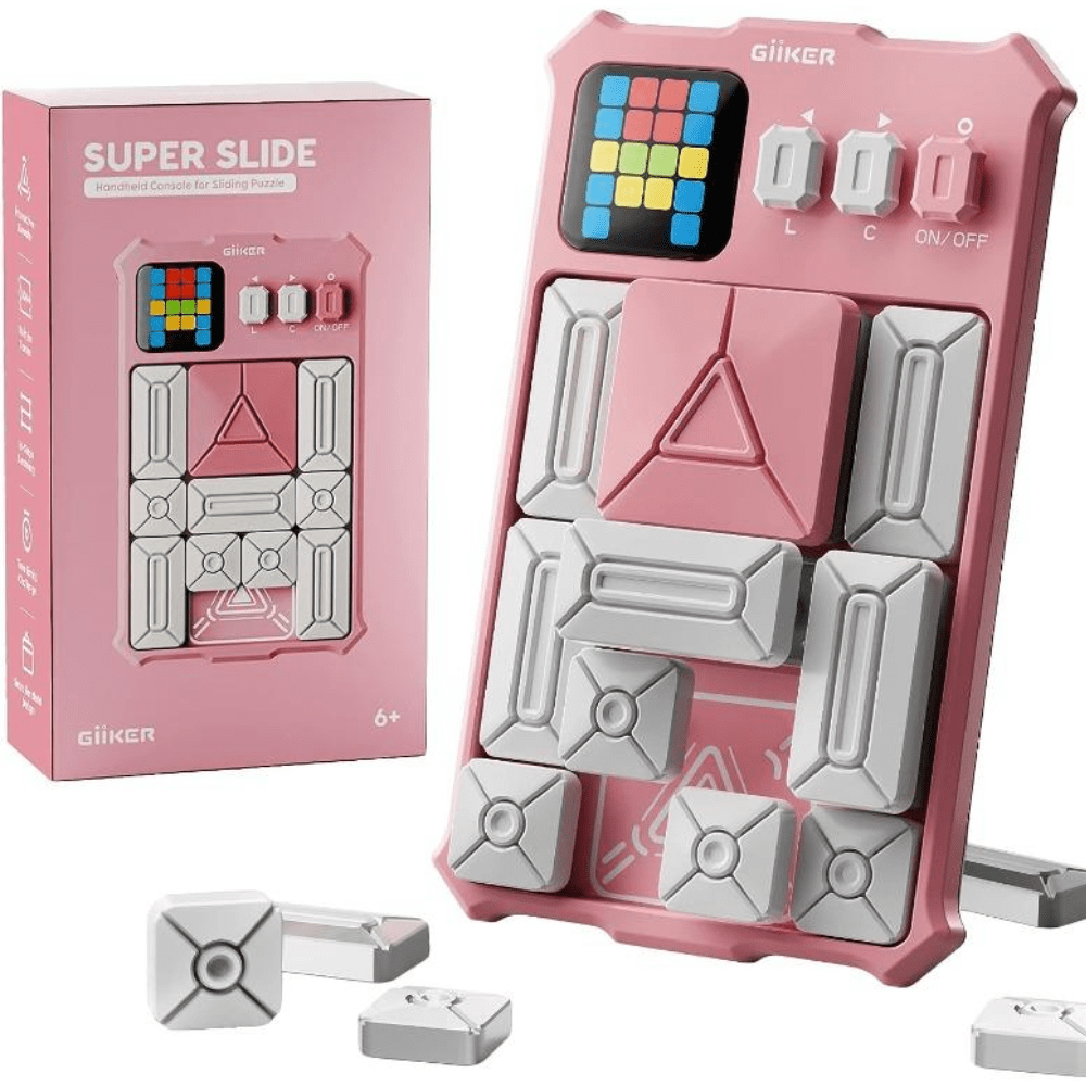 Giiker Super Slide interaktyvi konsolė - Rožinė - Uogų kopos