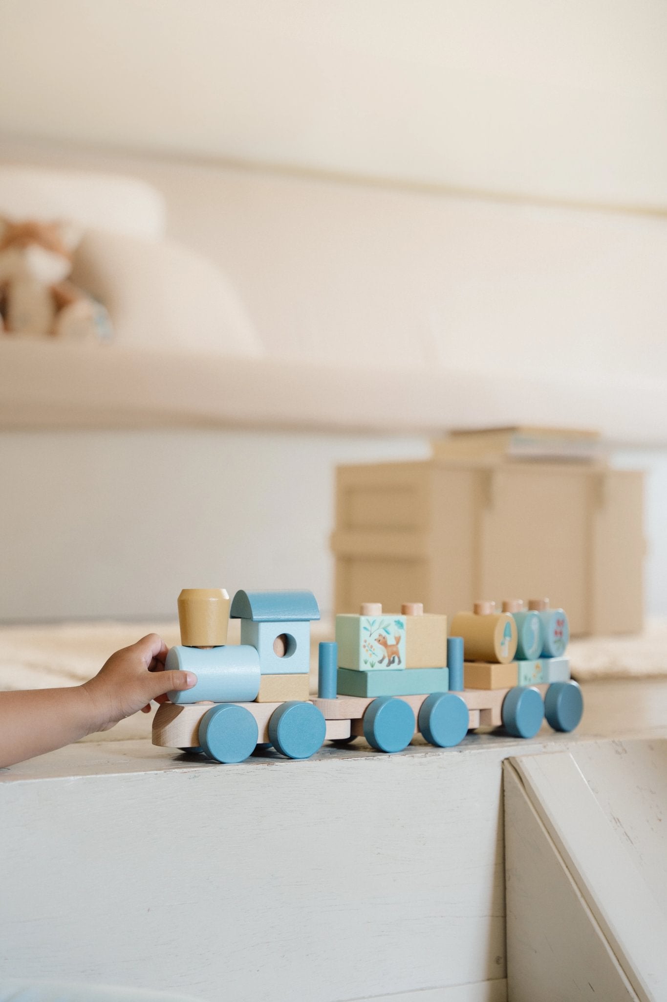 Little Dutch Sustatomas traukinukas „Forest Friends" - Uogų kopos