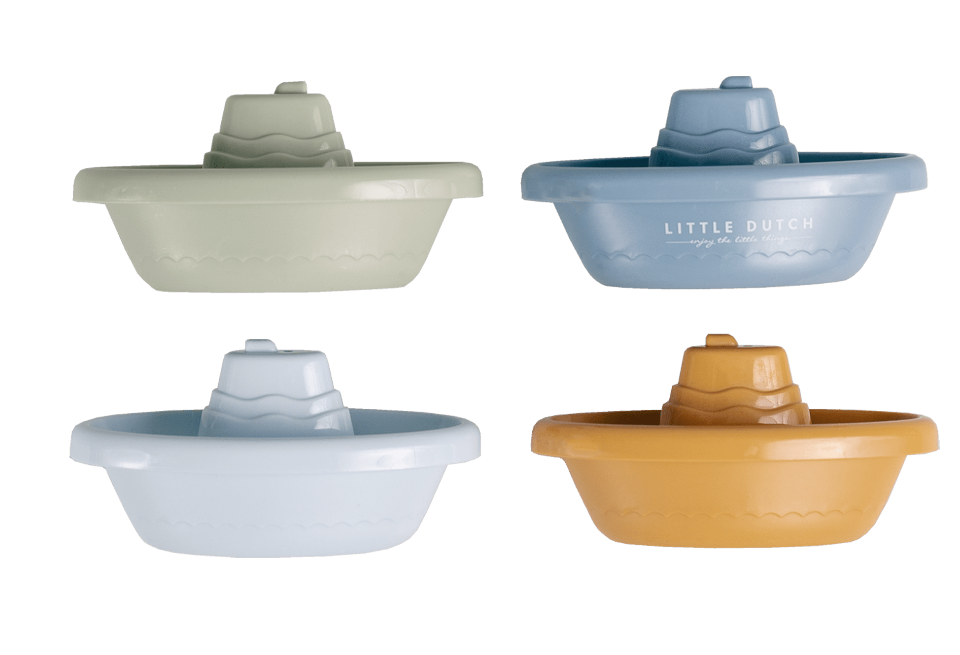 Little Dutch Sustatomi laiveliai - Mėlyna - Uogų kopos