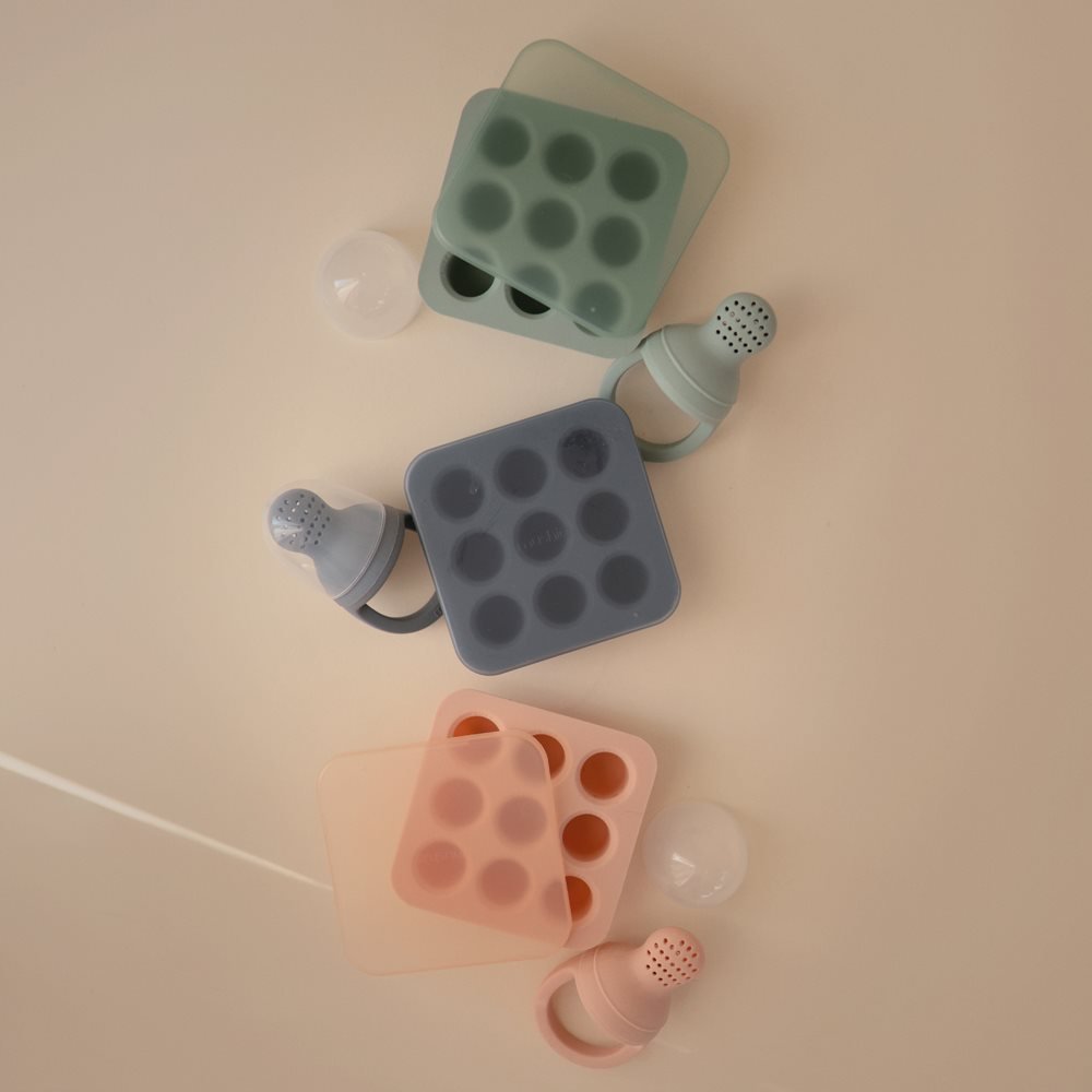 Mushie Šviežio maisto šaldymo formelės - Rožinė - Uogų kopos