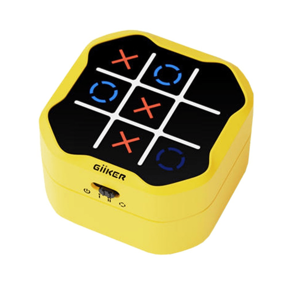 Giiker Tic - Tac - Toe interaktyvi konsolė - Geltona - Uogų kopos