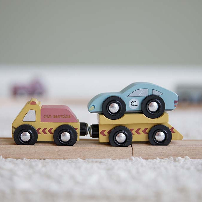 Little Dutch Transporto priemonių rinkinys - Geležinkelio priedas - Uogų kopos