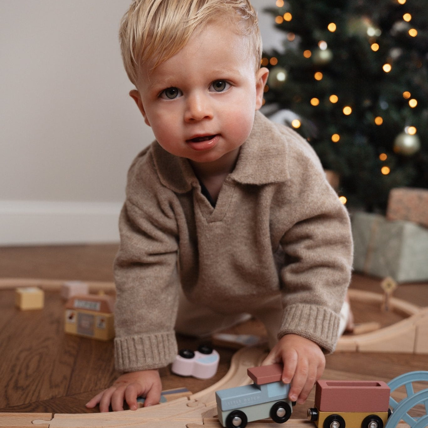 Little Dutch Transporto priemonių rinkinys - Geležinkelio priedas - Uogų kopos