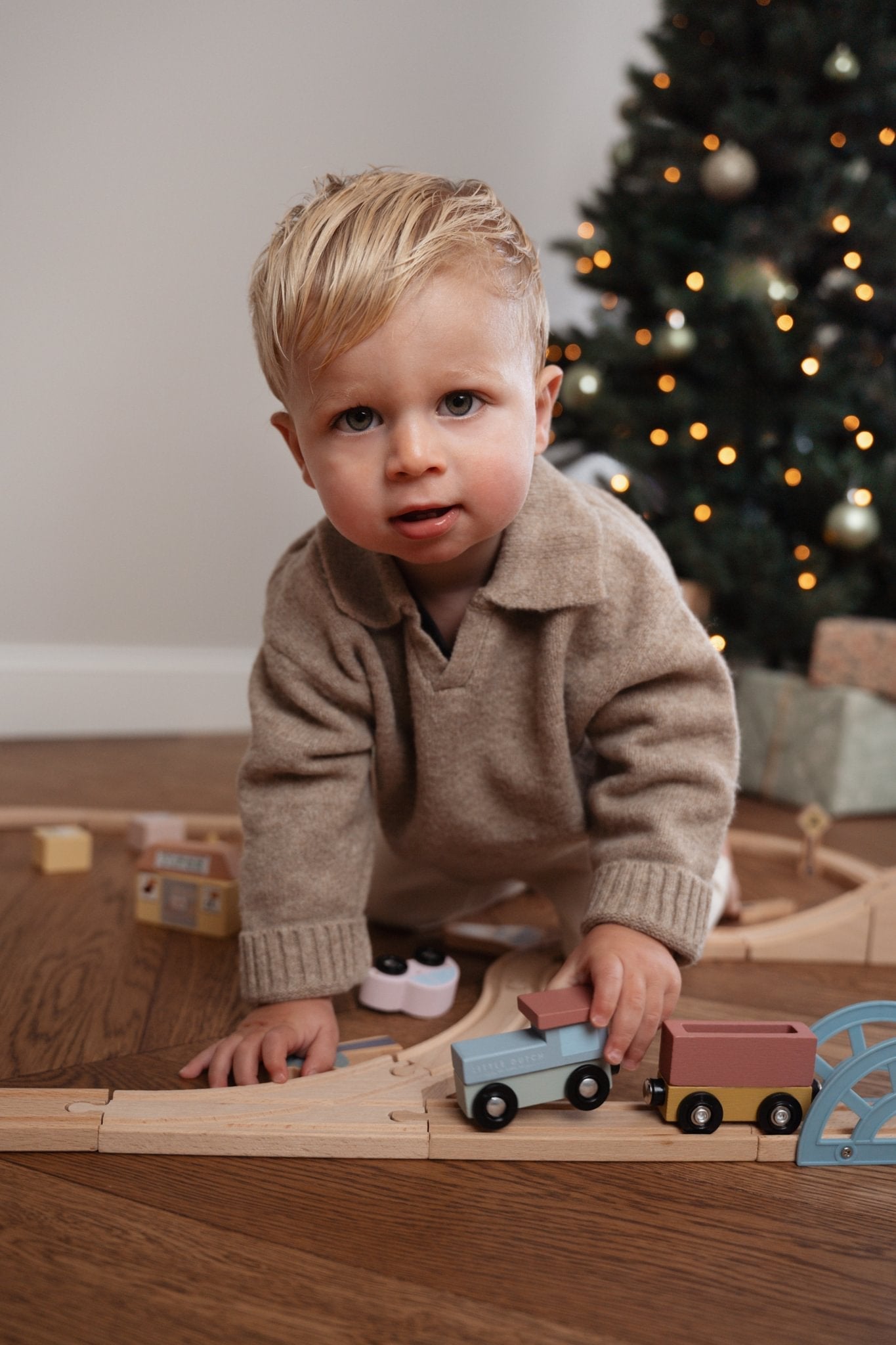 Little Dutch Transporto priemonių rinkinys - Geležinkelio priedas - Uogų kopos