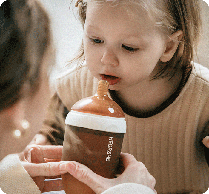 HEORSHE Ultra Wide Neck buteliukas 160ml.,0 - 3 mėn. - Juoda - Uogų kopos