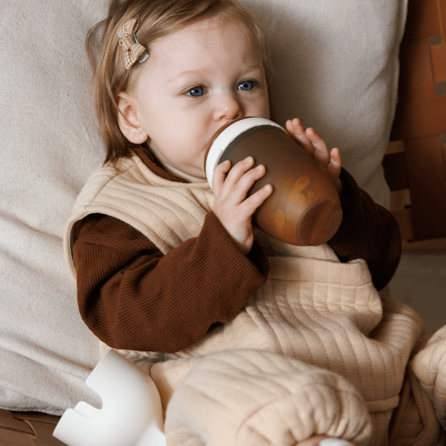 HEORSHE Ultra Wide Neck buteliukas 160ml.,0 - 3 mėn. - Juoda - Uogų kopos