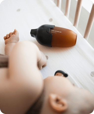 HEORSHE Ultra Wide Neck buteliukas 160ml.,0 - 3 mėn. - Juoda - Uogų kopos