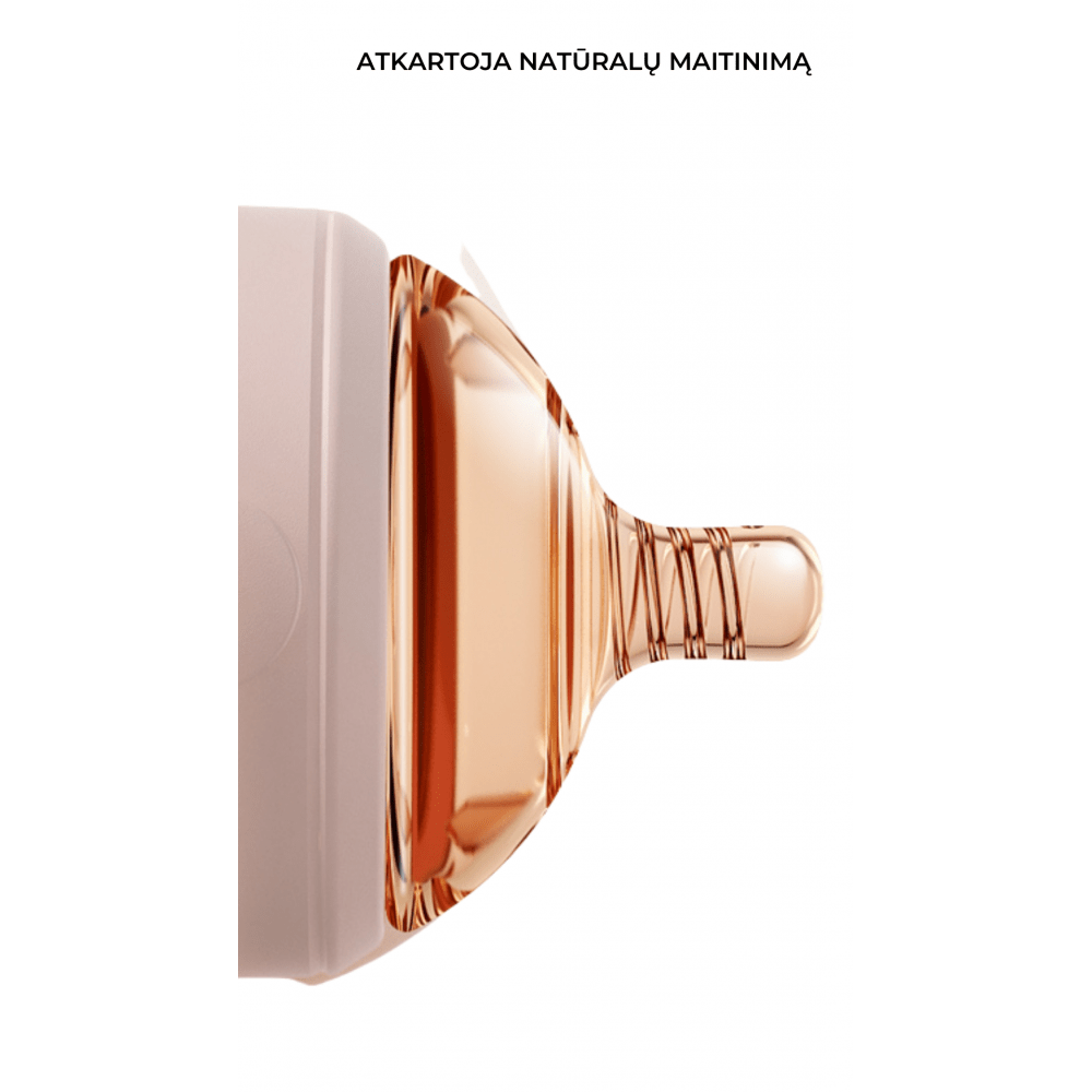 HEORSHE Ultra Wide Neck buteliukas 160ml.,0 - 3 mėn. - Juoda - Uogų kopos