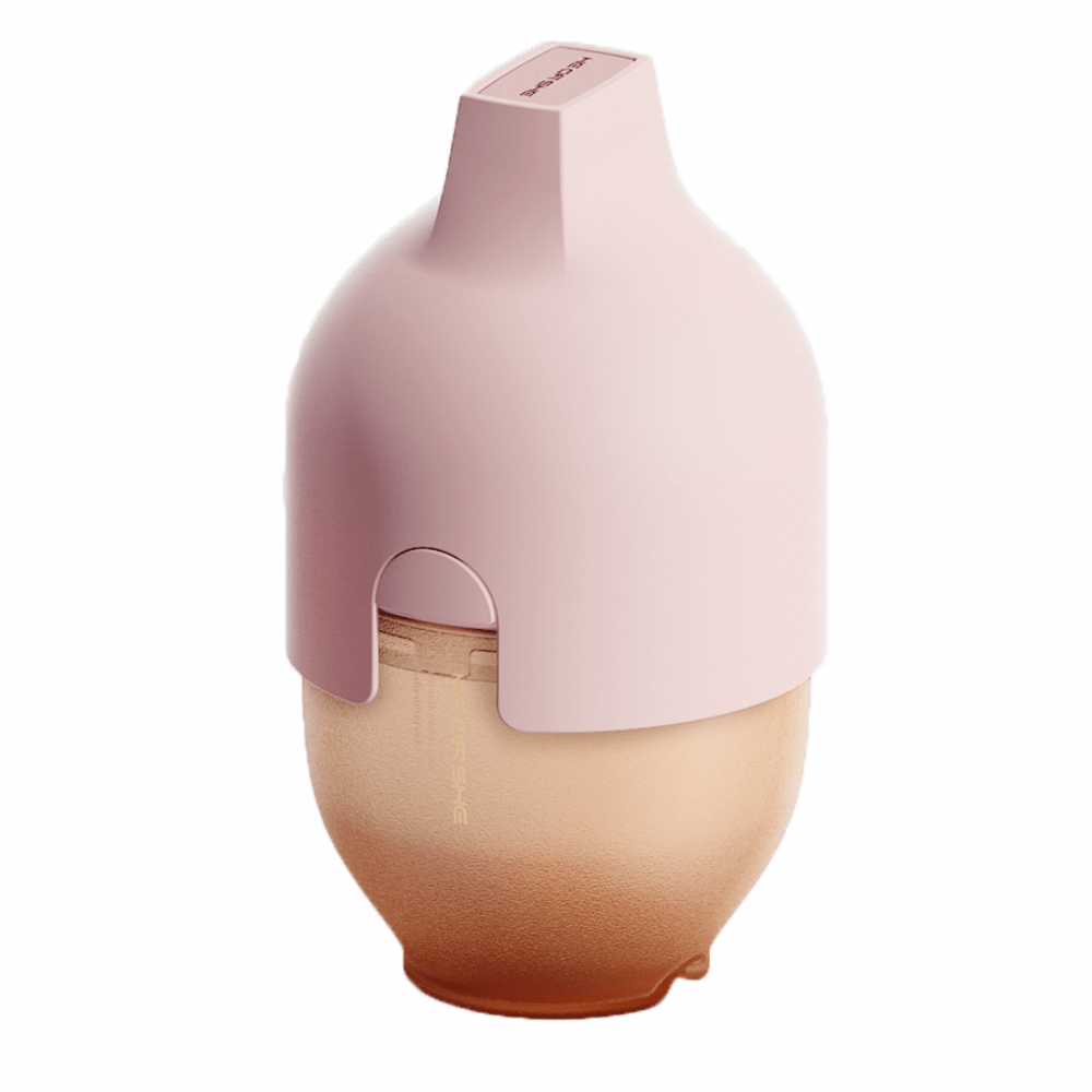 HEORSHE Ultra Wide Neck buteliukas 160ml.,0 - 3 mėn. - Rožinė - Uogų kopos