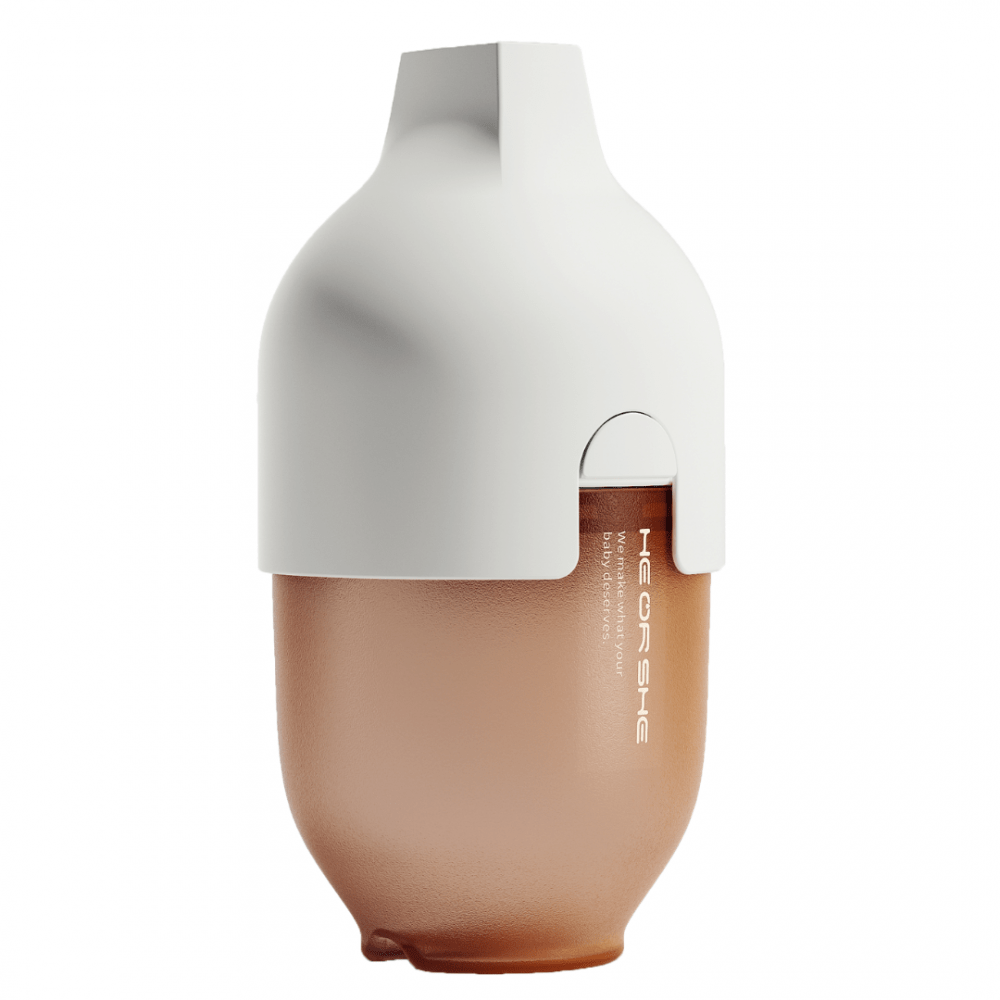 HEORSHE Ultra Wide Neck buteliukas 240ml., 6+ mėn. - Balta - Uogų kopos