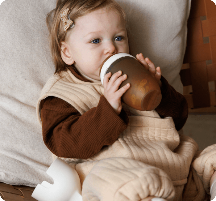 HEORSHE Ultra Wide Neck buteliukas 240ml., 6+ mėn. - Balta - Uogų kopos