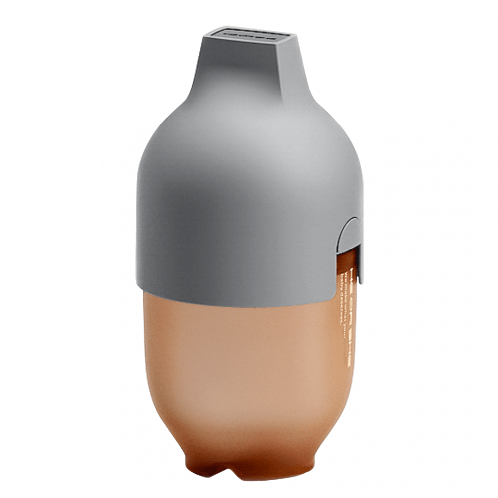HEORSHE Ultra Wide Neck buteliukas 240ml., 6+ mėn. - Pilka - Uogų kopos
