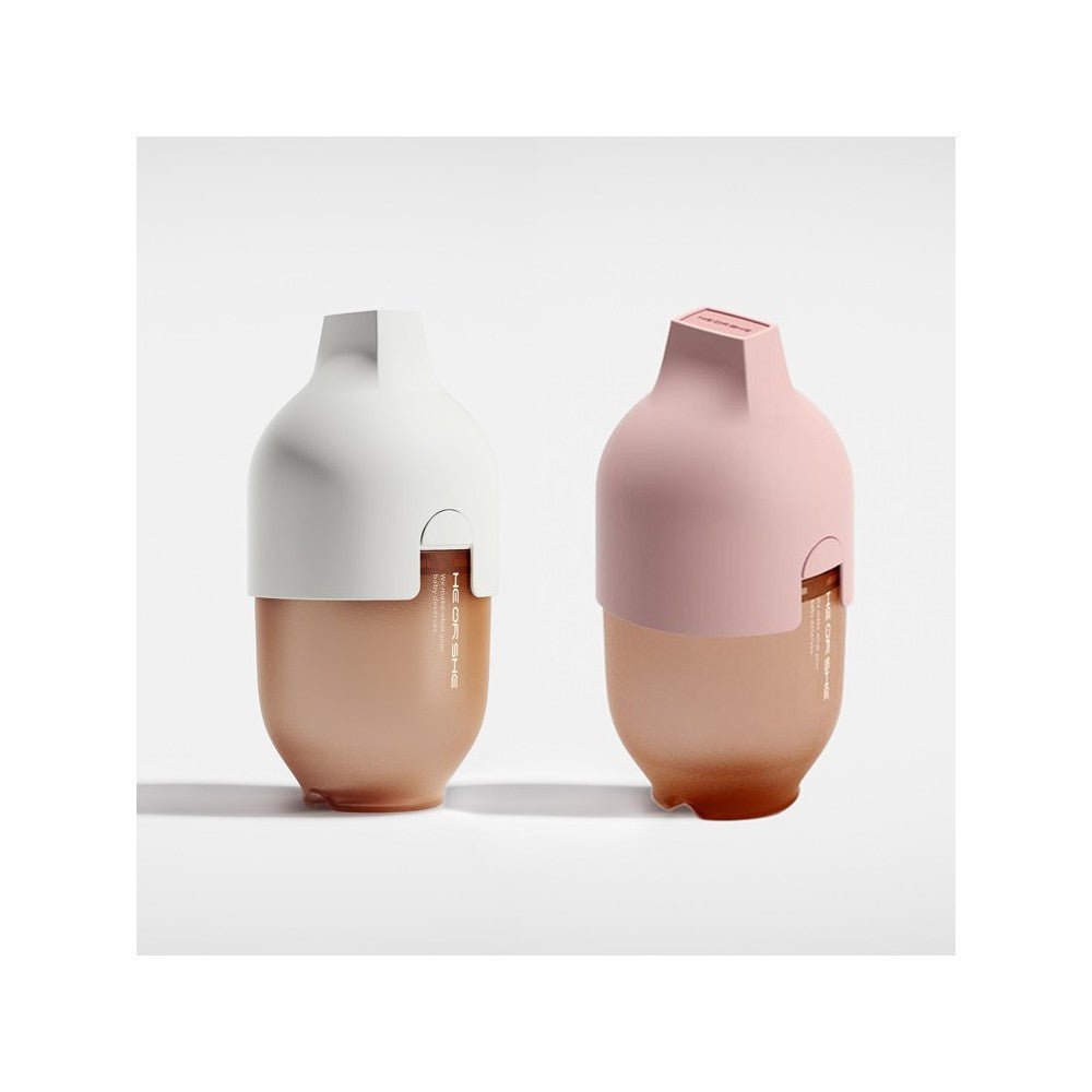 HEORSHE Ultra Wide Neck buteliukas 240ml., 6+ mėn. - Rožinė - Uogų kopos