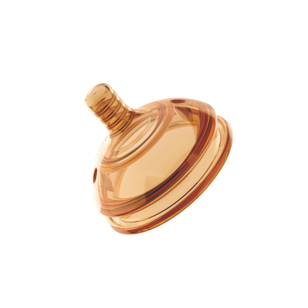 HEORSHE Ultra Wide Neck buteliuko žindukai 2vnt. - 6+ mėn. - Uogų kopos