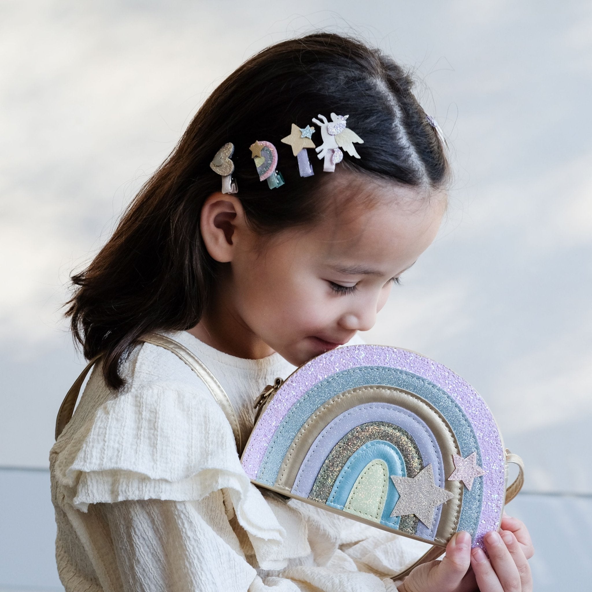 MIMI & LULA Vaikiška rankinė - Dreamland Rainbow - Uogų kopos