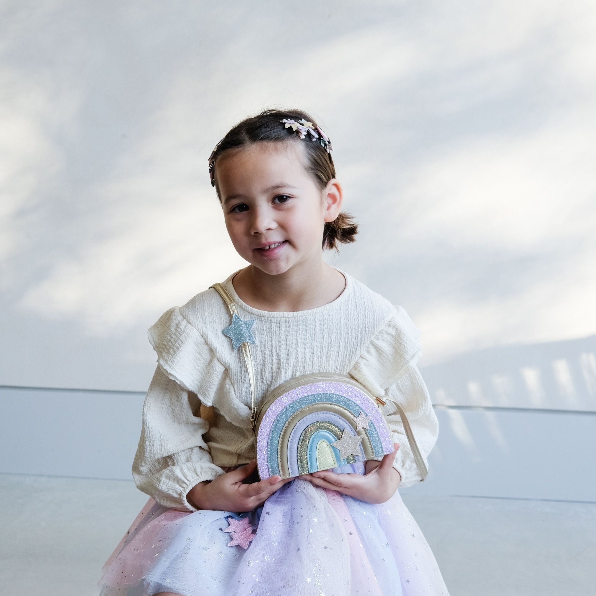 MIMI & LULA Vaikiška rankinė - Dreamland Rainbow - Uogų kopos