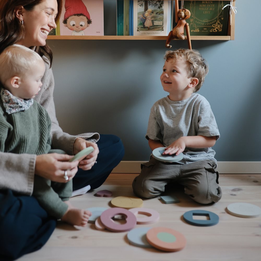 Mushie Vonios žaislas - Dėlionė - Uogų kopos